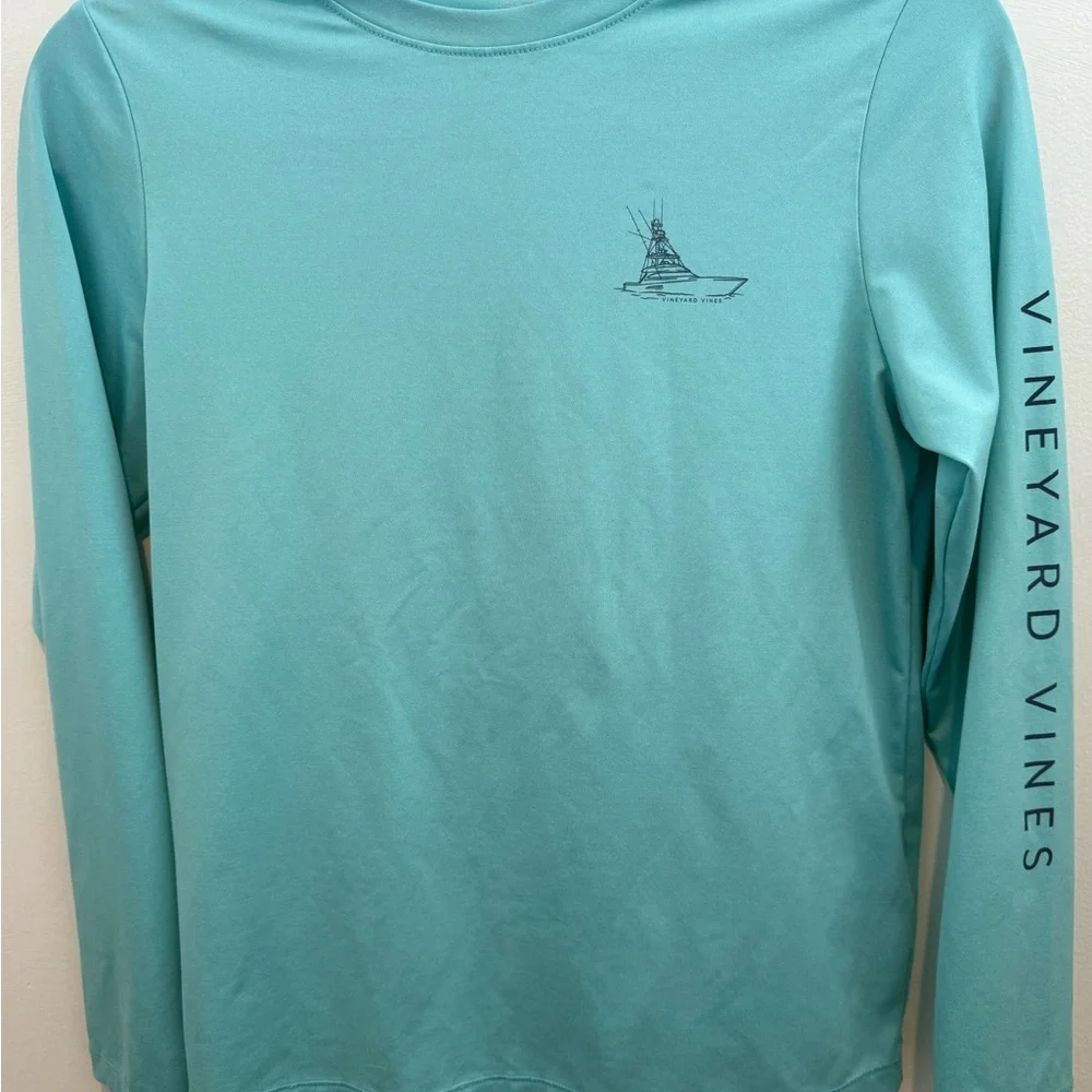 Vineyard Vines Aqua Performance Shirt - Picture 1 of 3